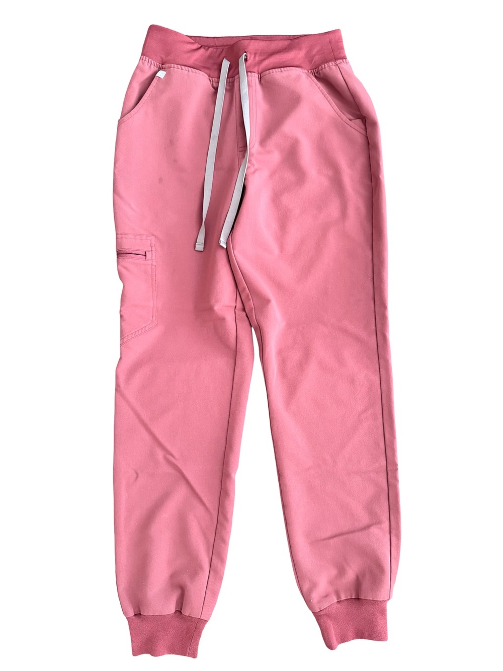 Figs Women’s Burgundy Jogger Scrub Pants,Size Small